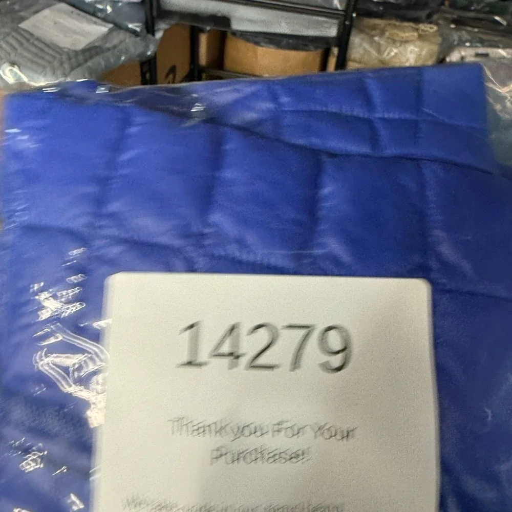 The North Face Thermoball‎ Eco Vest Mens Medium Blue Quilted Puffer Insulated